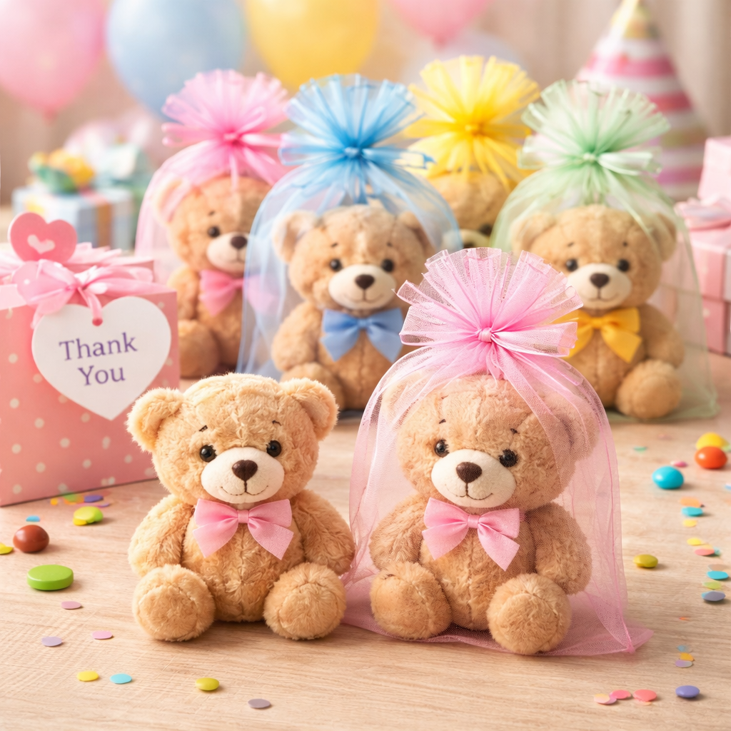 Teddy & Personalised name Keychain Return Gift