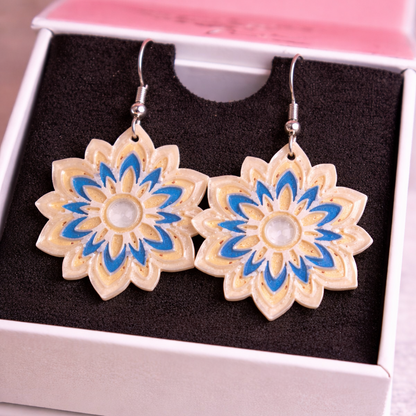 Floral Mandala Earrings