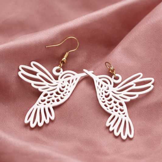 Hummingbird Elegance Earrings