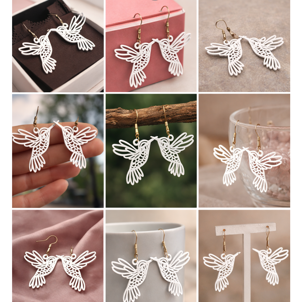 Hummingbird Elegance Earrings