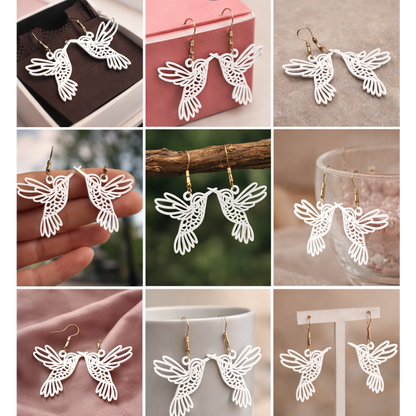 Hummingbird Elegance Earrings