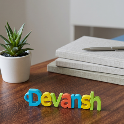 Personalised 3D Printed Name Keychain