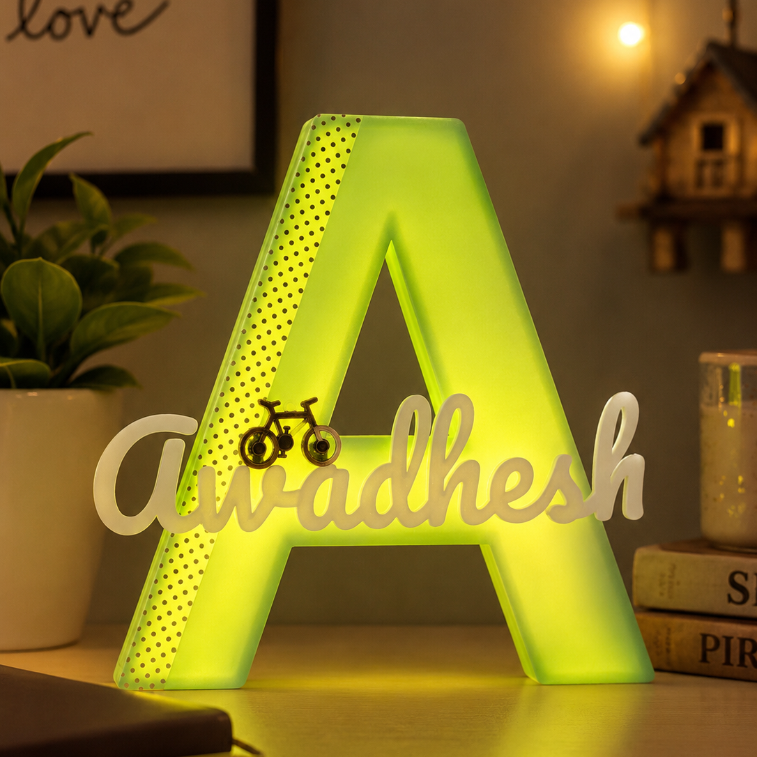 Personalized Letter Name Light Box
