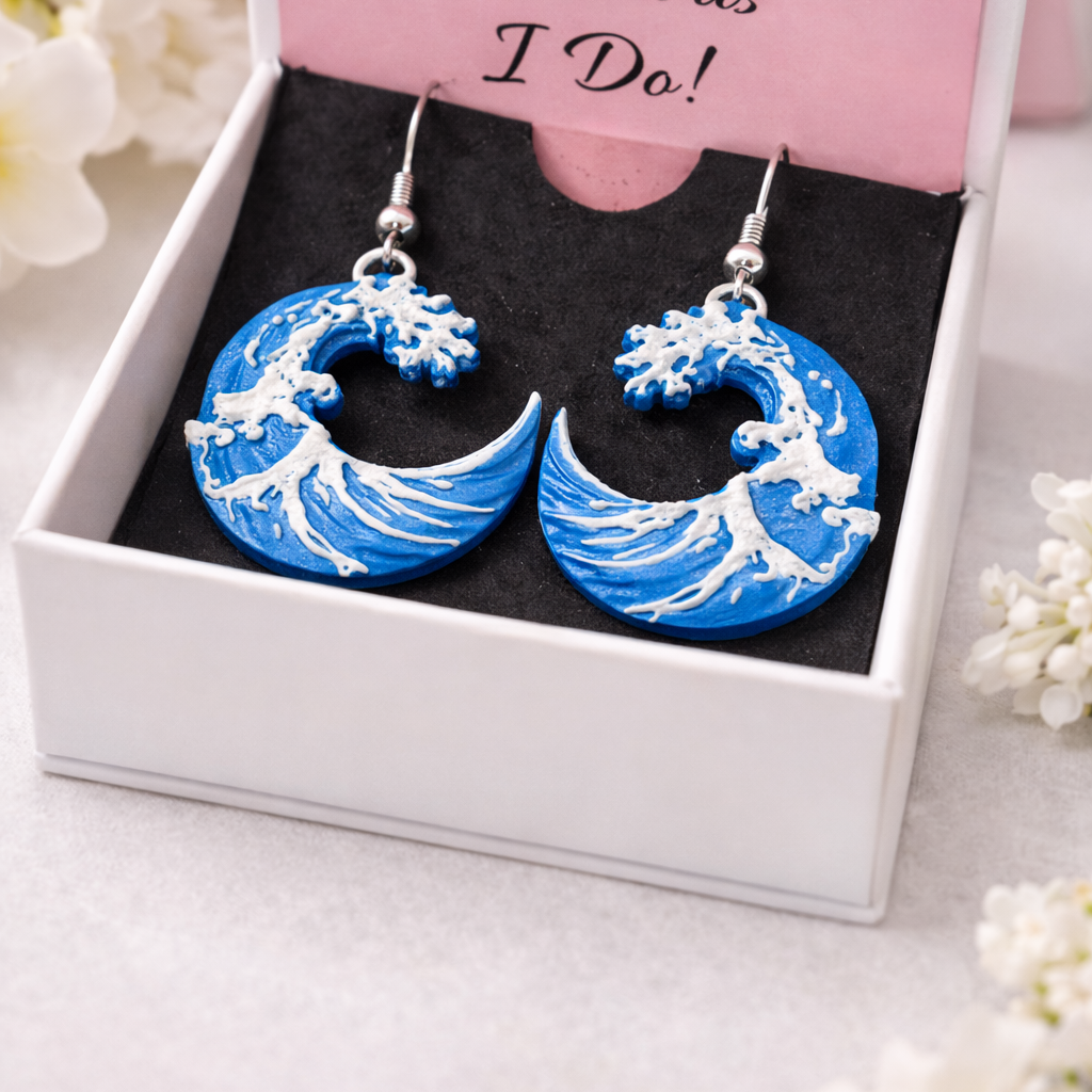Ocean Wave Earrings