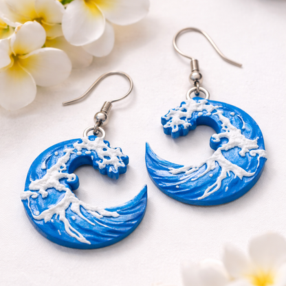 Ocean Wave Earrings