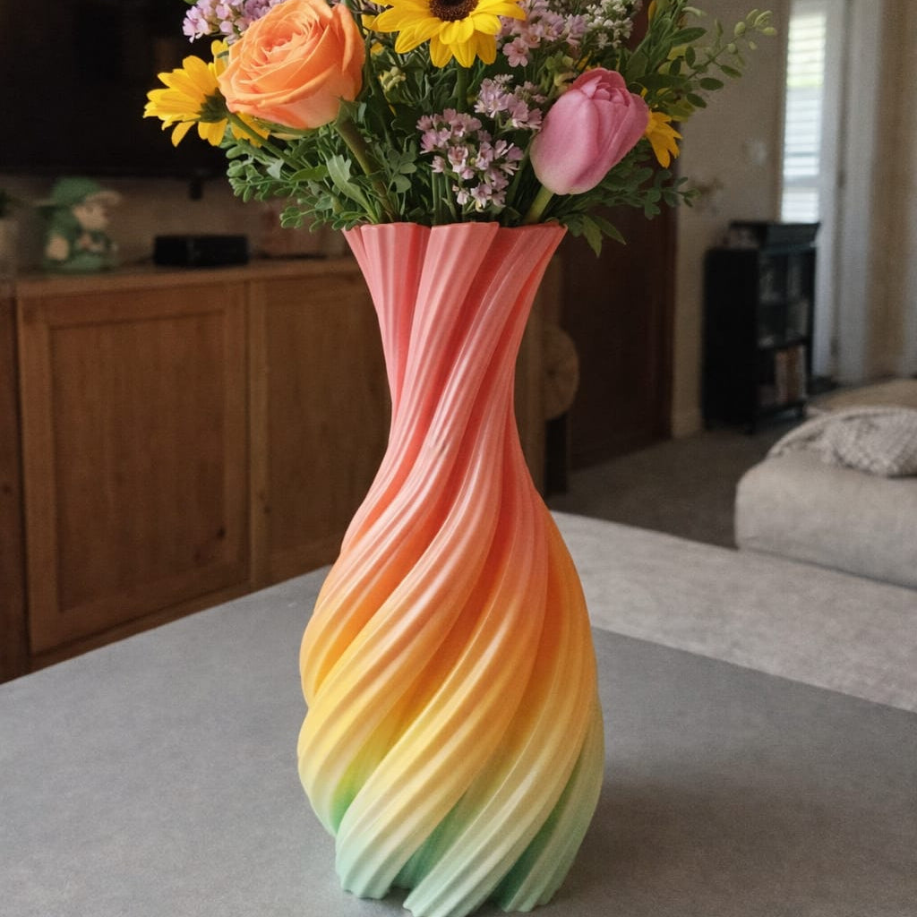 Spiral Gradient Vase