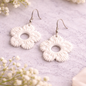 Ivory Bloom Drop Earrings