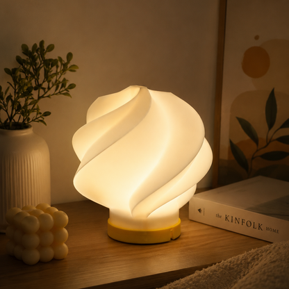 Swirl Tea Light Lamp